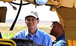 Researchers in a field